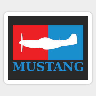 P-51 Mustang (Small logo) Magnet